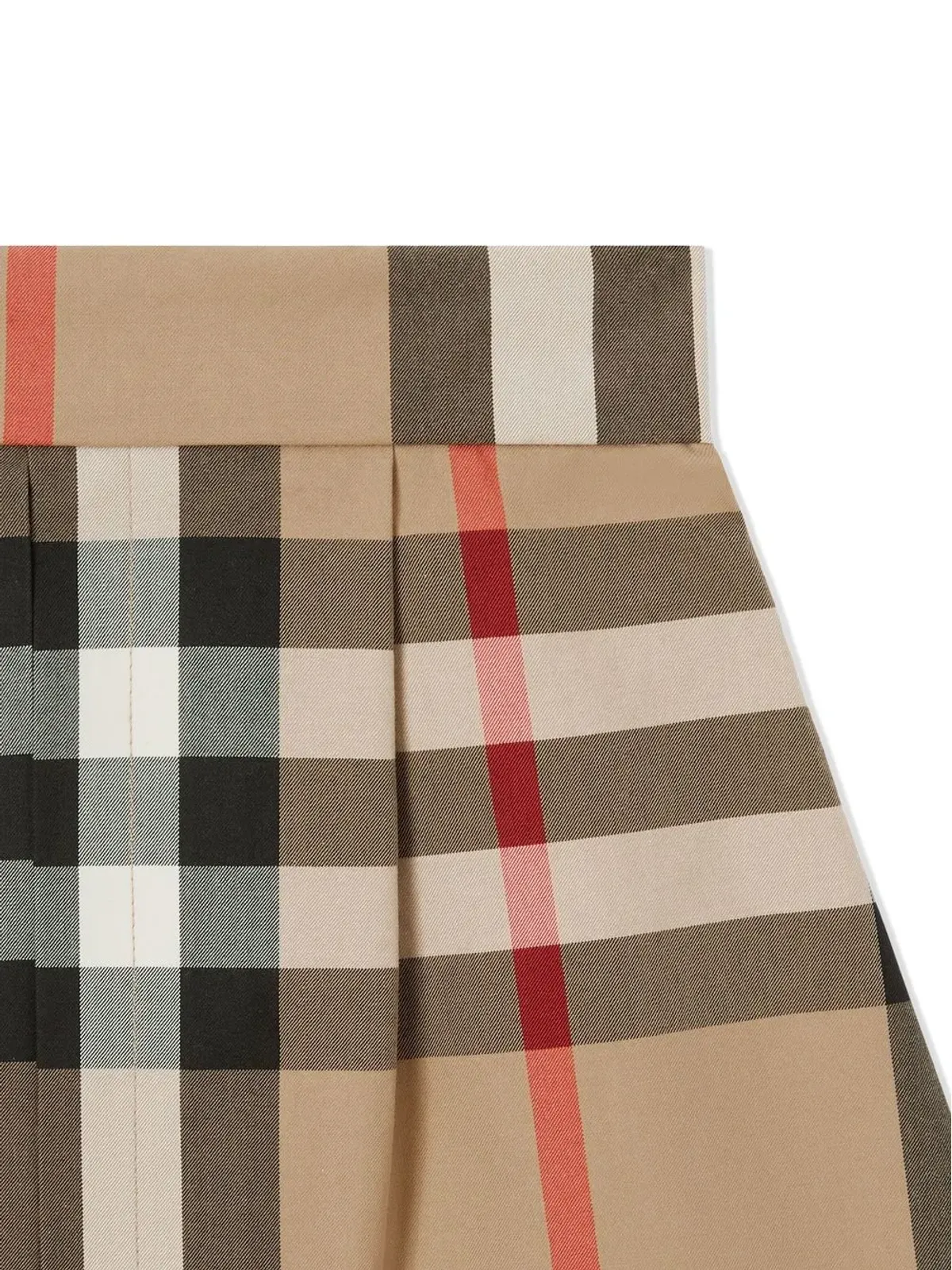 Burberry Kids ヴィンテージチェック プリーツスカート - 画像4