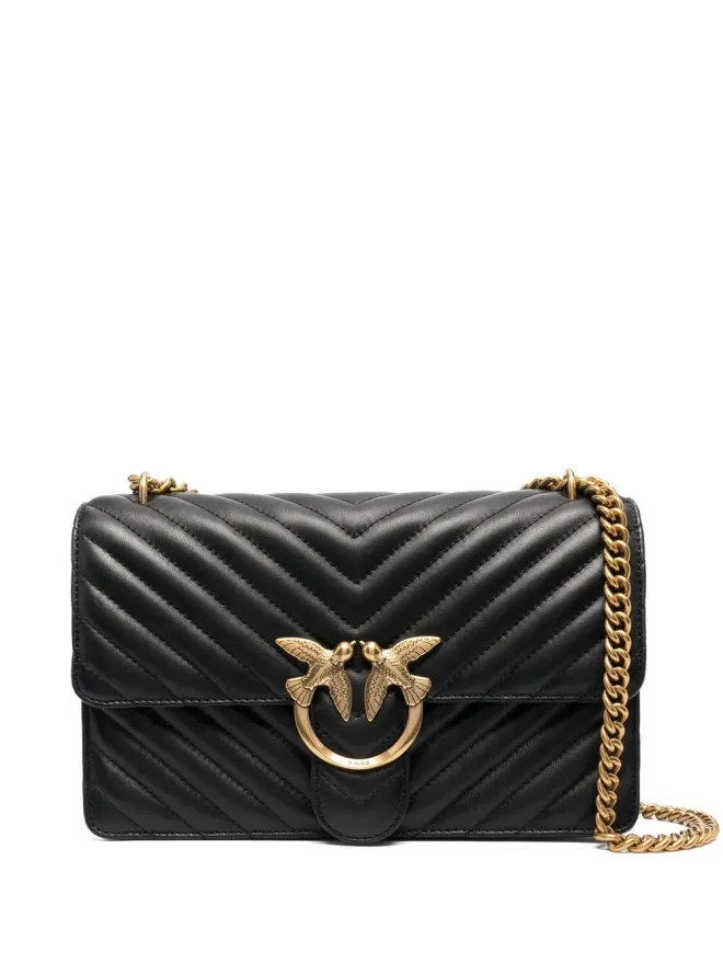 PINKO PINKO Classic Icon chevron-quilted Love-bagの商品画像