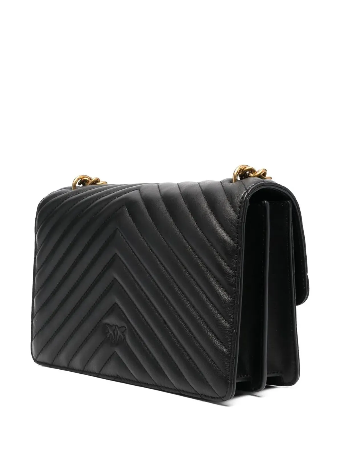 PINKO Classic Icon chevron-quilted Love-bag - 画像3