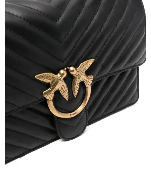 PINKO Classic Icon chevron-quilted Love-bag - サムネイル4