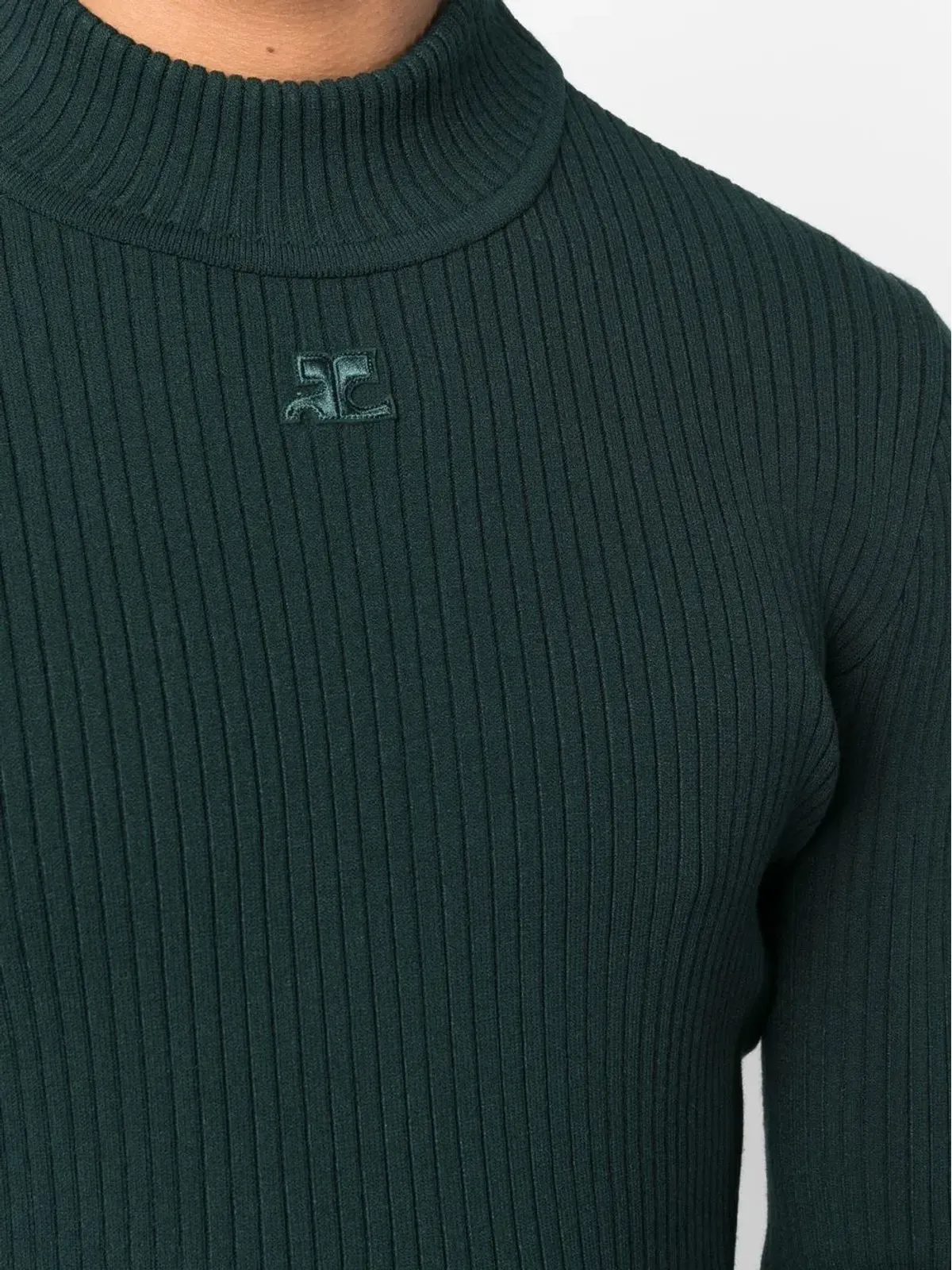 Courrèges リブ編みニットセーター - 画像5