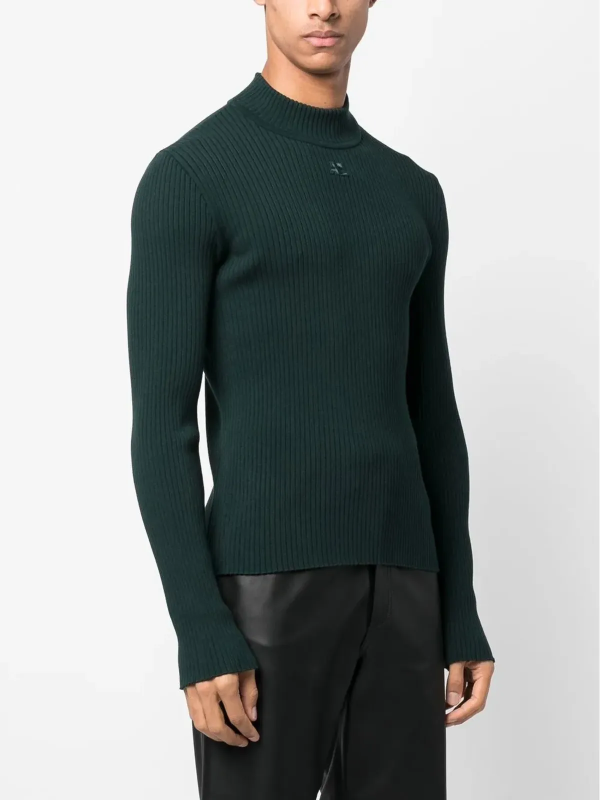 Courrèges リブ編みニットセーター - 画像3