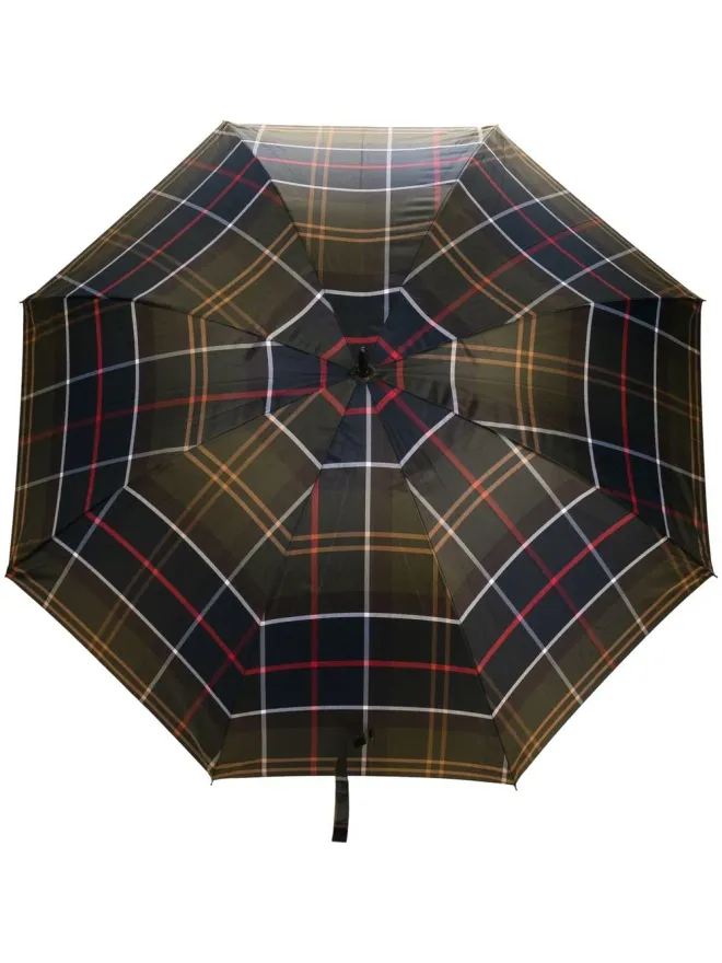 Barbour Barbour タータンチェック傘（グリーン）の商品画像