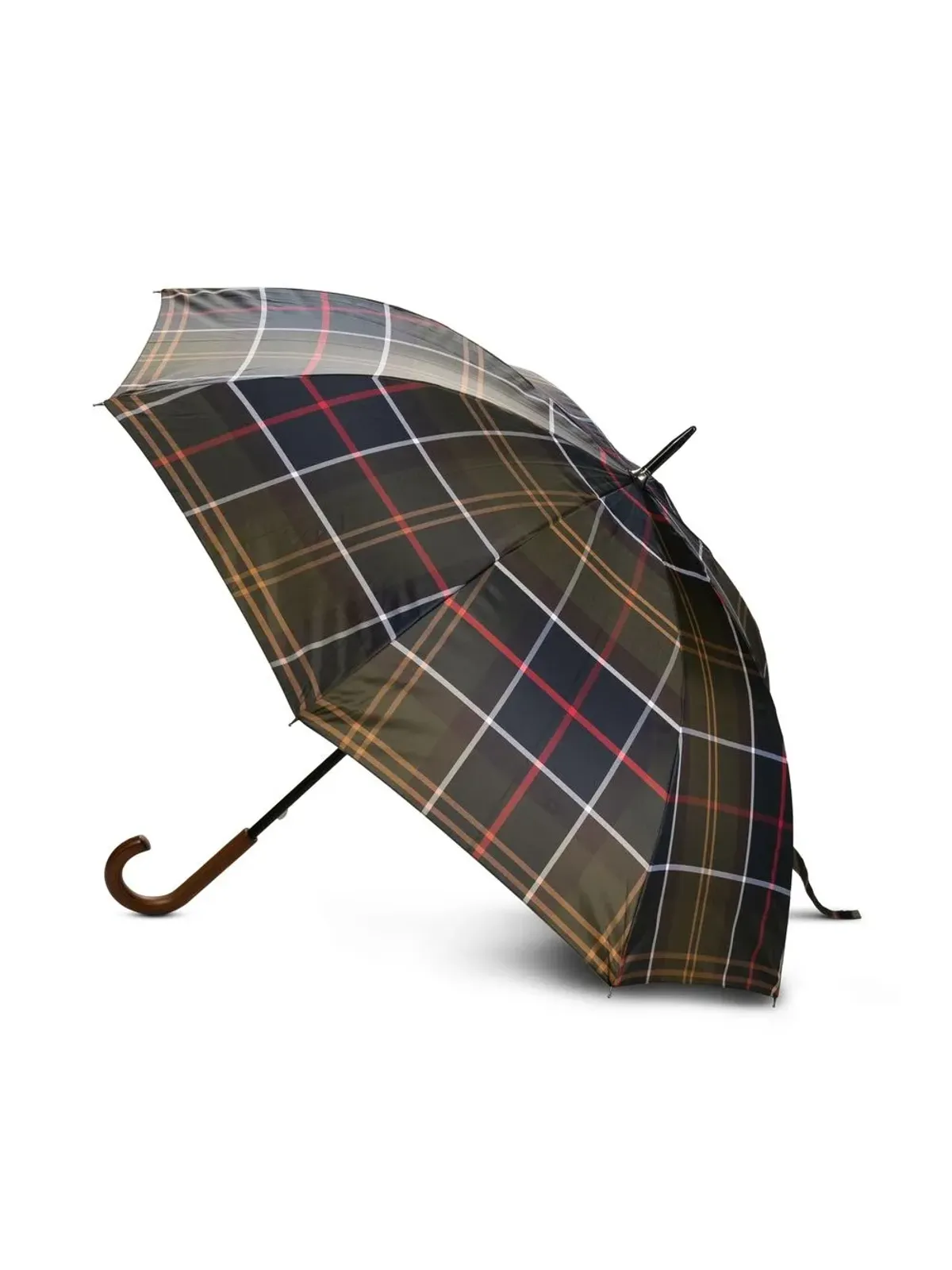 Barbour タータンチェック傘（グリーン） - 画像2