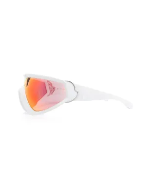 Moncler Eyewear キャットアイサングラス ホワイト - サムネイル2