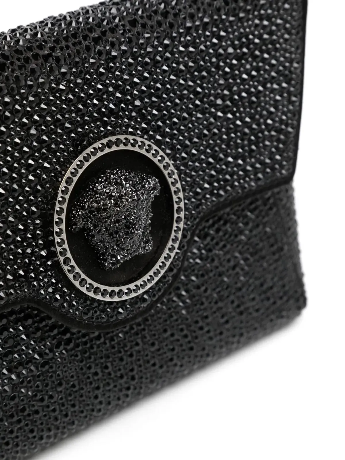 Versace La Medusa クリスタル エンベロープ クラッチバッグ - 画像4
