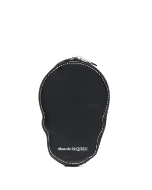 Alexander McQueen スカル・オールアラウンドジップ ウォレット - ブラック - サムネイル1