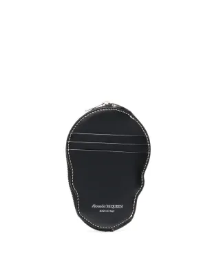 Alexander McQueen スカル・オールアラウンドジップ ウォレット - ブラック - サムネイル2