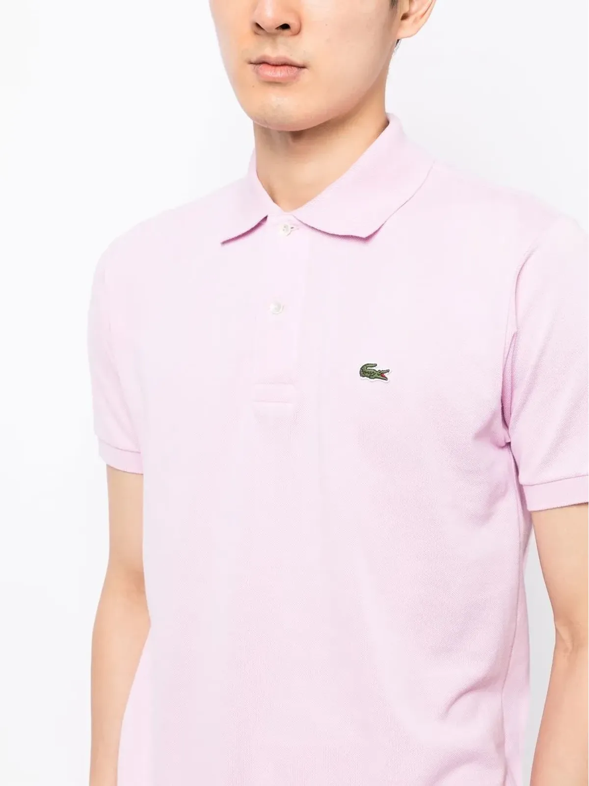 Lacoste チェストロゴパッチ ポロシャツ - 画像5