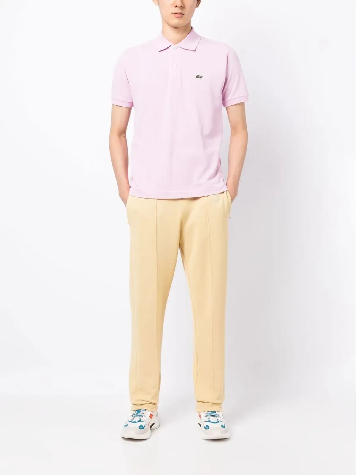 Lacoste チェストロゴパッチ ポロシャツ - 画像2