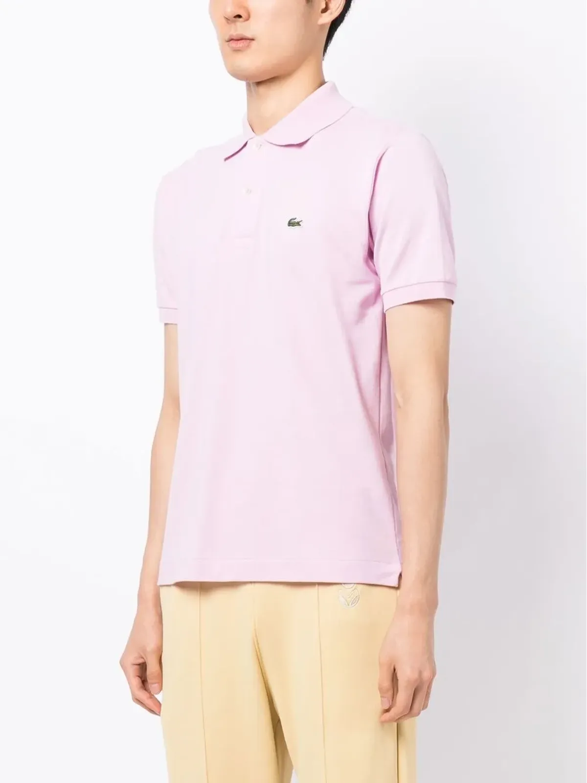 Lacoste チェストロゴパッチ ポロシャツ - 画像3