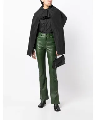 Saint Laurent Pre-Owned ケープレイヤード・シルク・ブラウス - サムネイル2