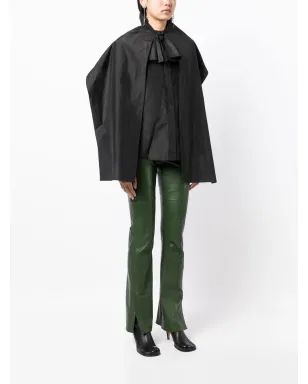 Saint Laurent Pre-Owned ケープレイヤード・シルク・ブラウス - サムネイル3