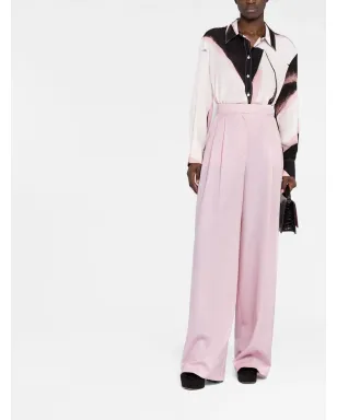 Alexander McQueen | プリーツ入りハイウエストパンツ ピンク - サムネイル2
