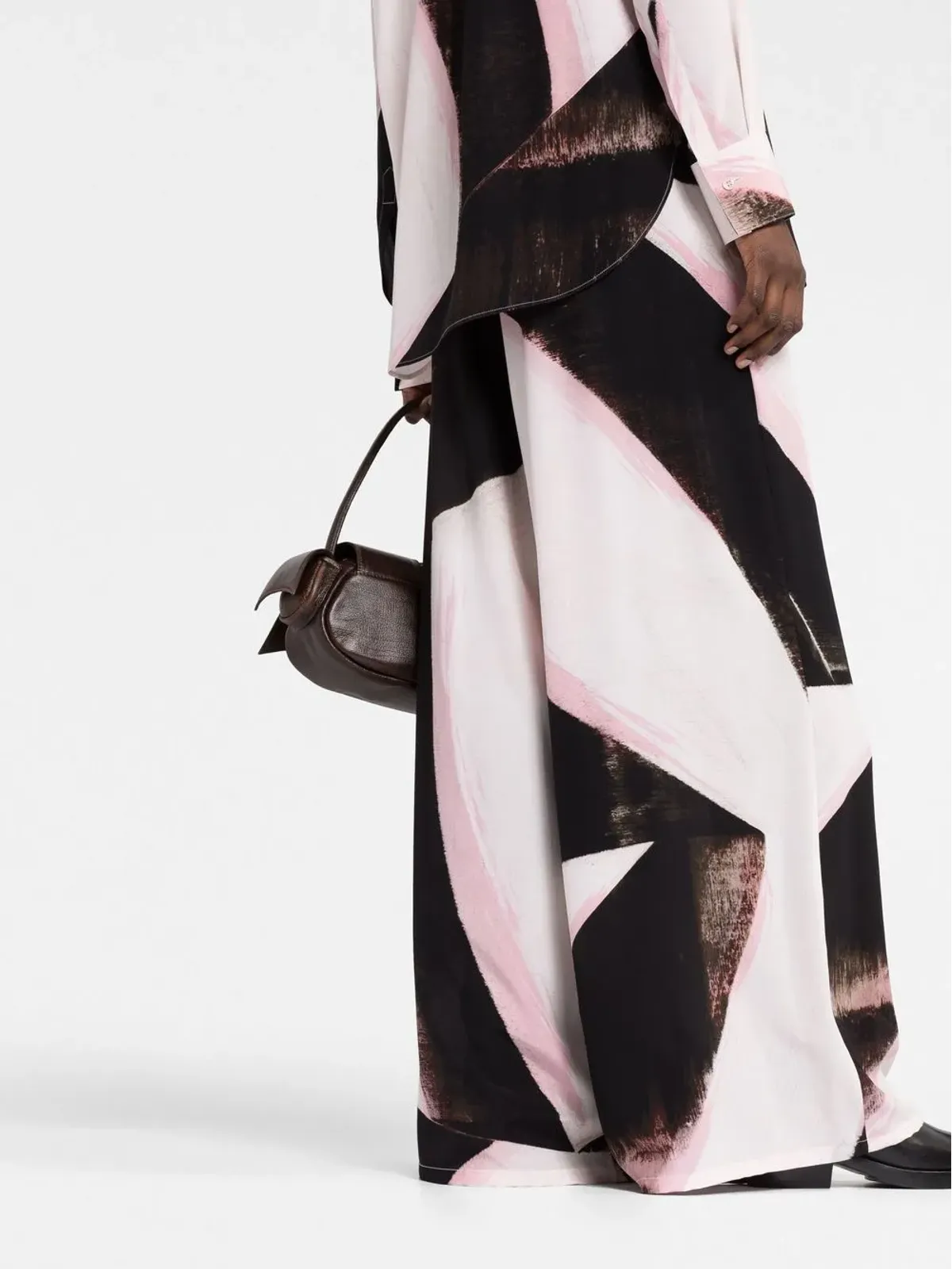 Alexander McQueen プリント入りハイウエストパンツ - 画像3