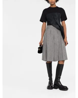 Alexander McQueen シャーリングディテール アシンメトリックTシャツ - サムネイル2