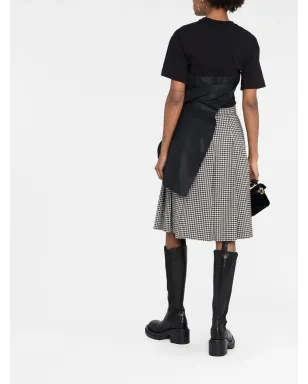 Alexander McQueen シャーリングディテール アシンメトリックTシャツ - サムネイル4