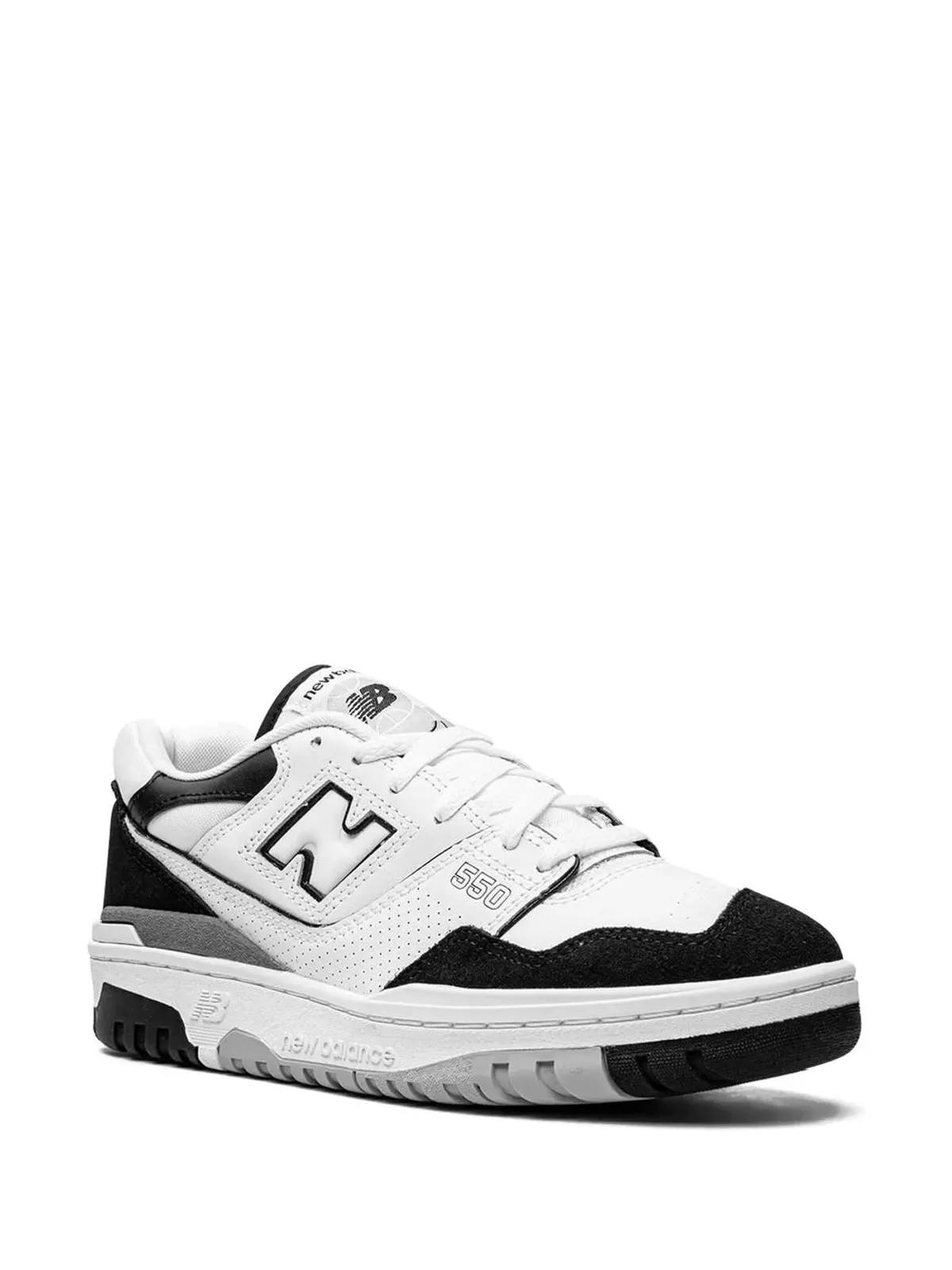New Balance 550 ホワイト/ブラック/グレー スニーカー - 画像2