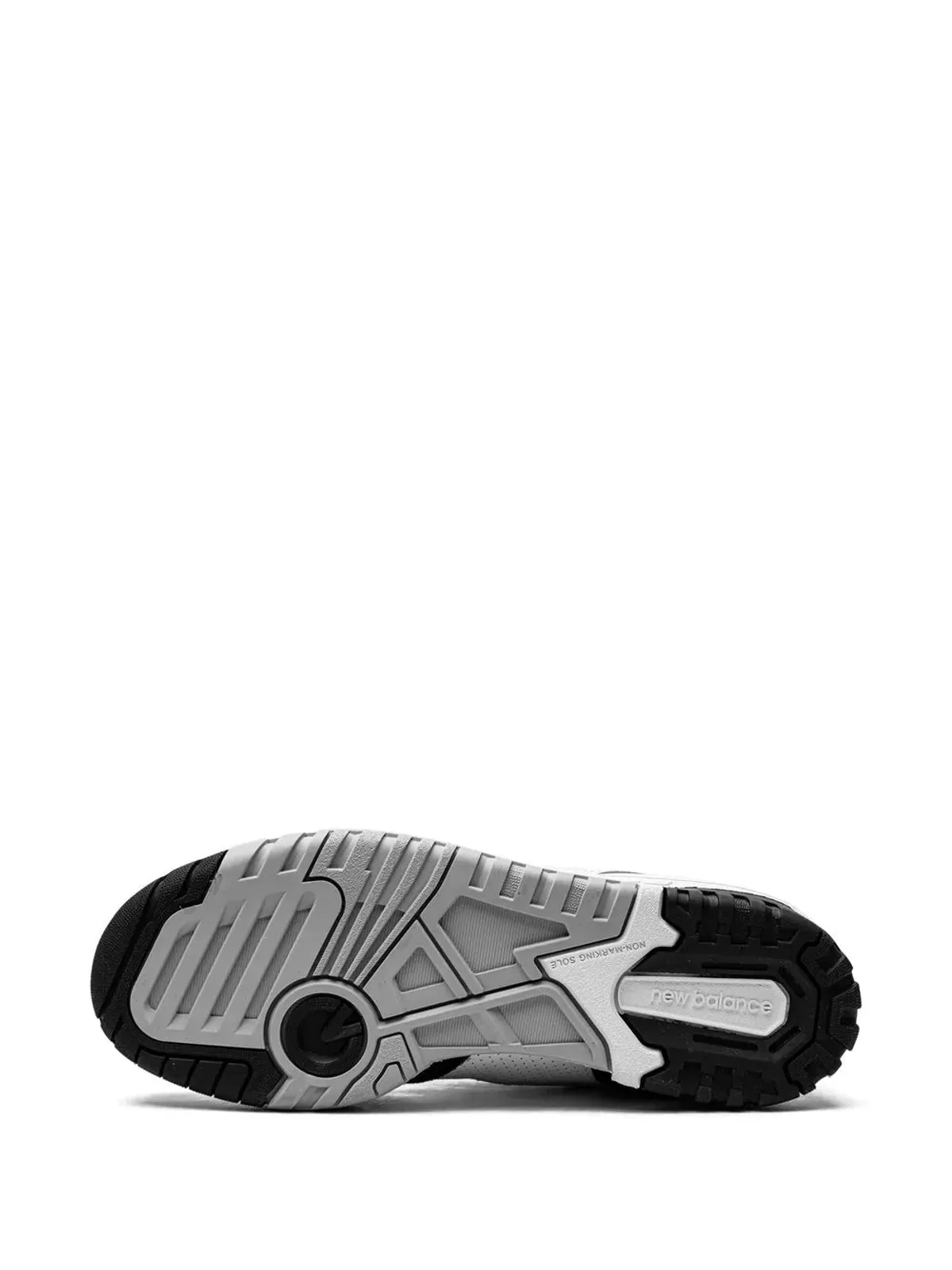 New Balance 550 ホワイト/ブラック/グレー スニーカー - 画像4