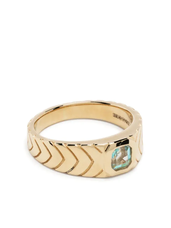 Jacquie Aiche Jacquie Aiche 14K イエローゴールド アクアマリン リングの商品画像