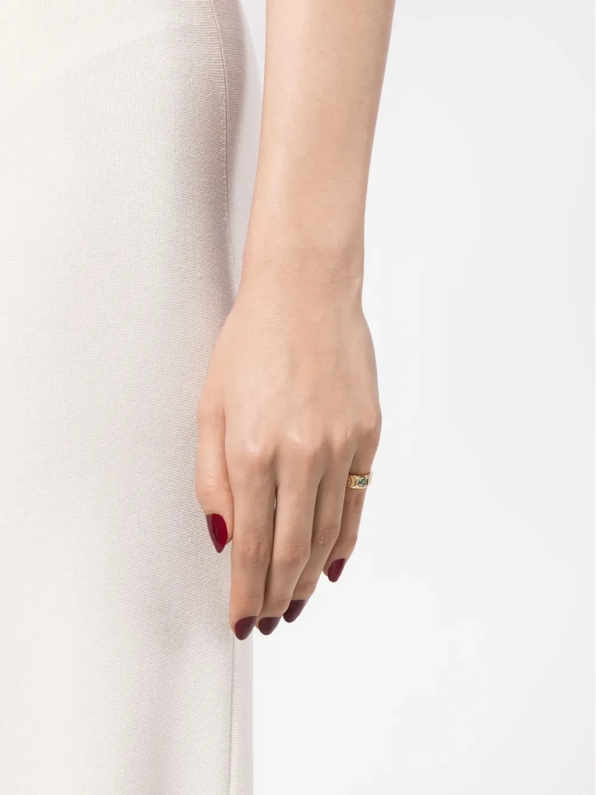 Jacquie Aiche 14K イエローゴールド アクアマリン リング - 画像2