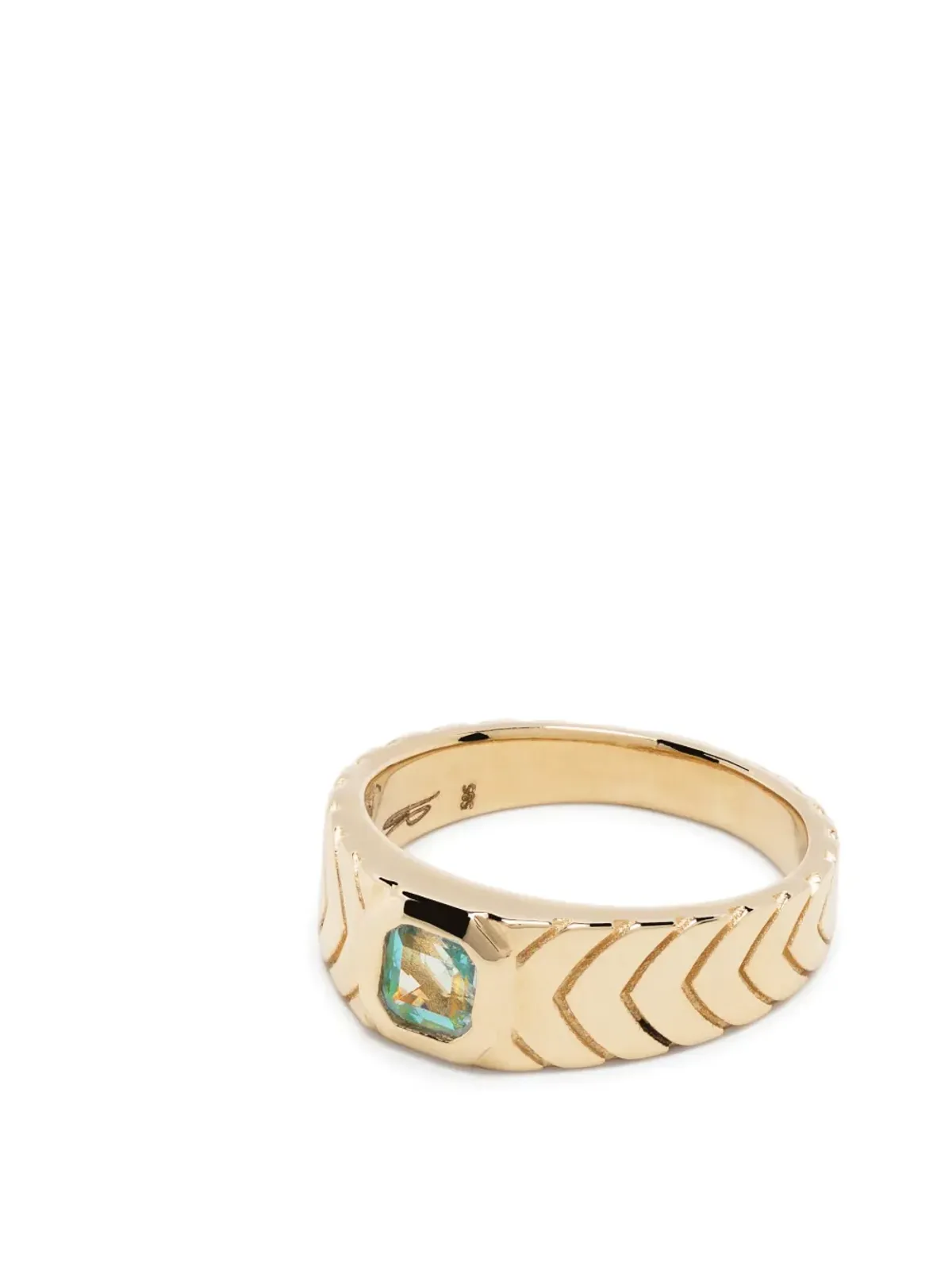 Jacquie Aiche 14K イエローゴールド アクアマリン リング - 画像3