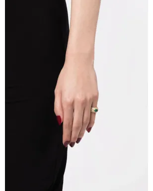 Jacquie Aiche 14K イエローゴールド エメラルドとダイヤモンド リング - サムネイル2