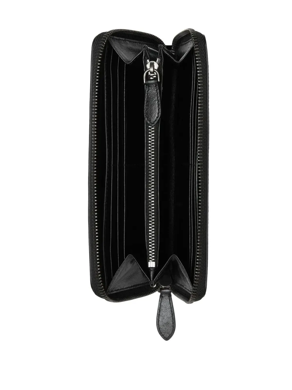 Burberry チェック柄レザー ジップアラウンド ウォレット - 画像3