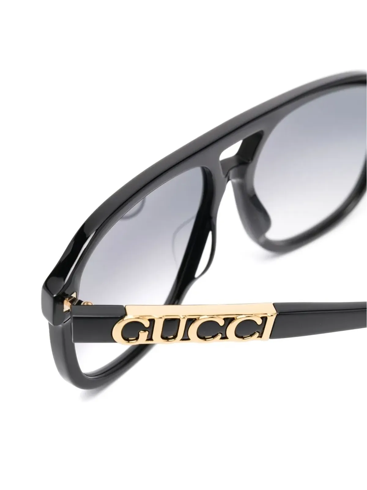 Gucci Eyewear ラウンドフレームサングラス - 画像3