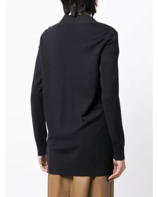 Hermès Pre-Owned Vネック スエード カーディガン - サムネイル4