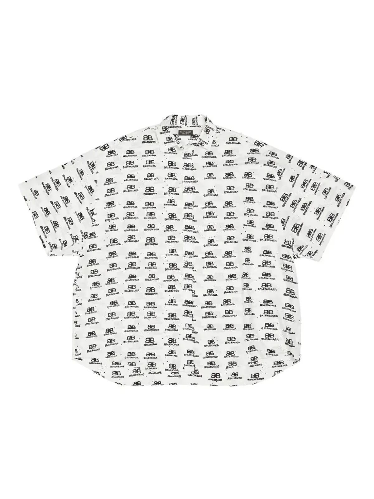 Balenciaga モノグラムパターンプリントシャツ - 画像1
