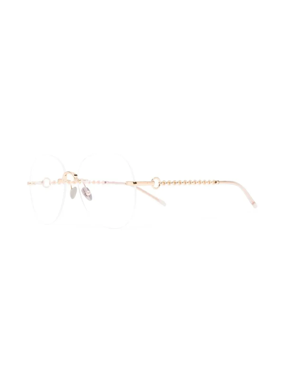 Pomellato Eyewear フレームレス・オプティカルグラス - ゴールド - 画像2