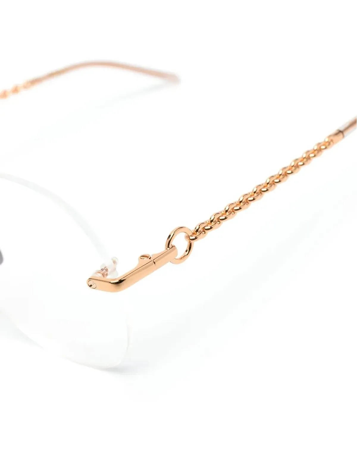 Pomellato Eyewear フレームレス・オプティカルグラス - ゴールド - 画像3