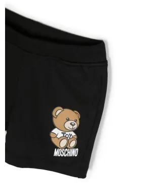 Moschino Kids テディプリント Tシャツ トラックスーツ ブルー - サムネイル3