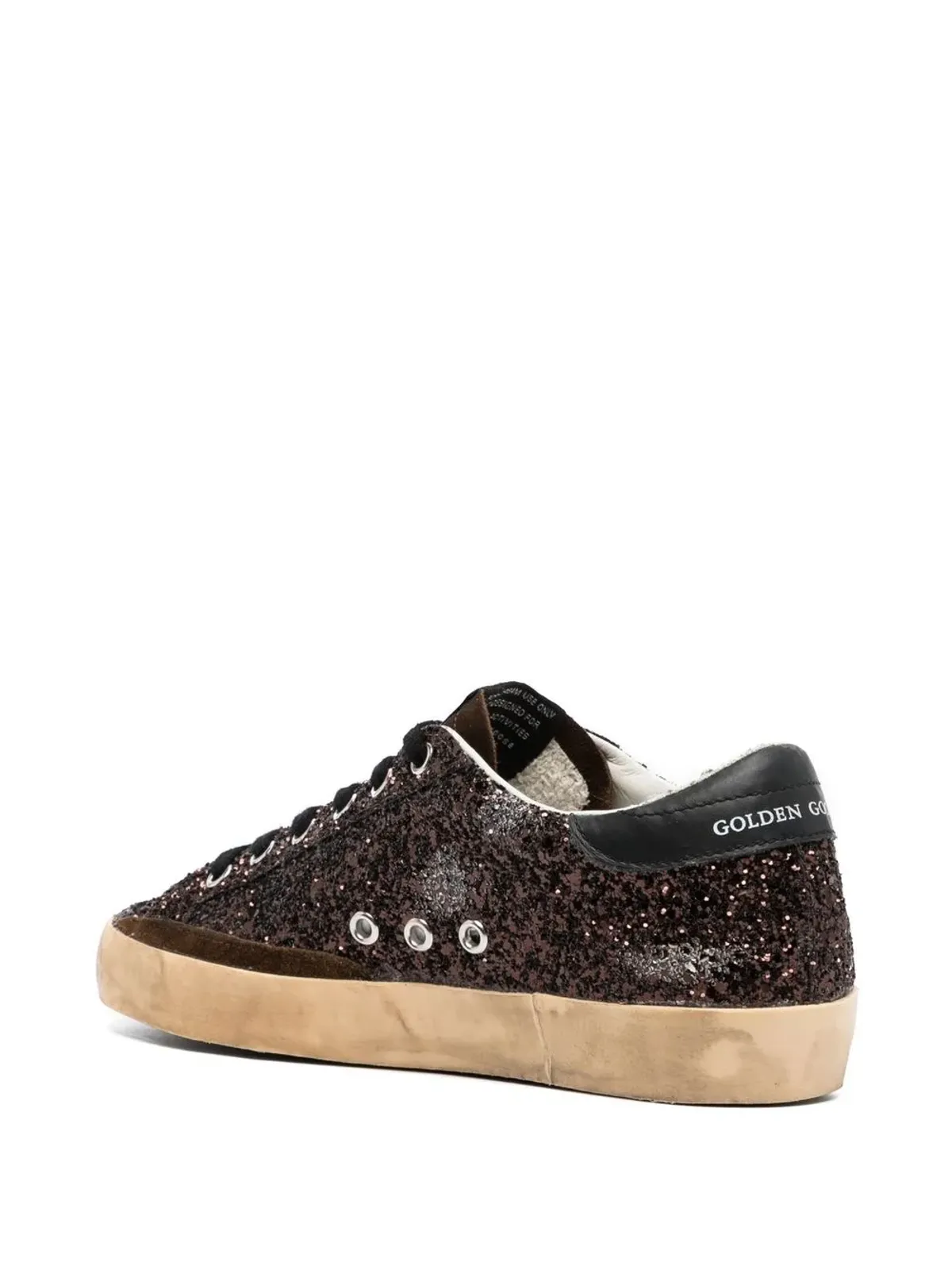 Golden Goose スーパースター ロートップスニーカー ブラウン - 画像3