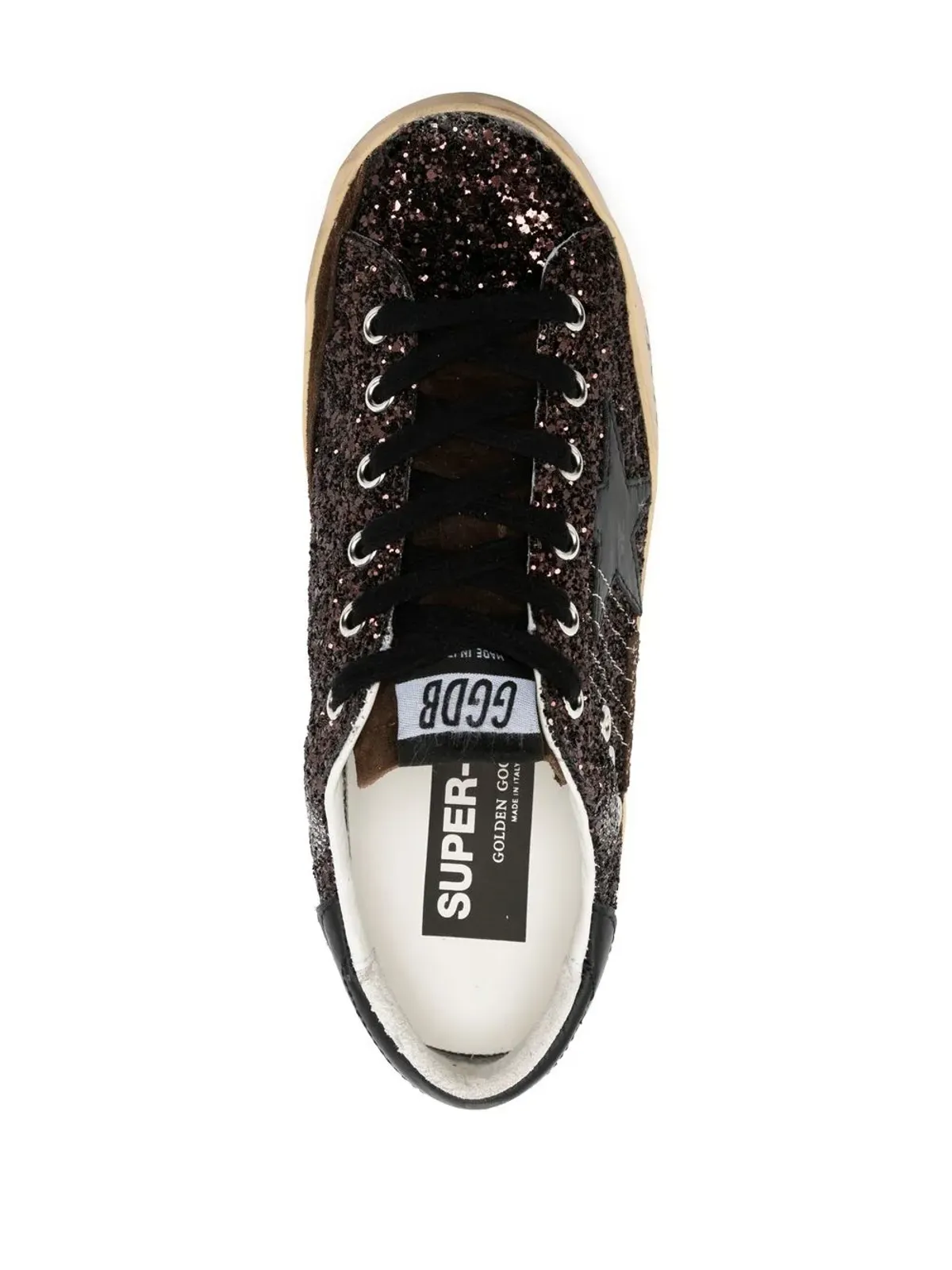 Golden Goose スーパースター ロートップスニーカー ブラウン - 画像4
