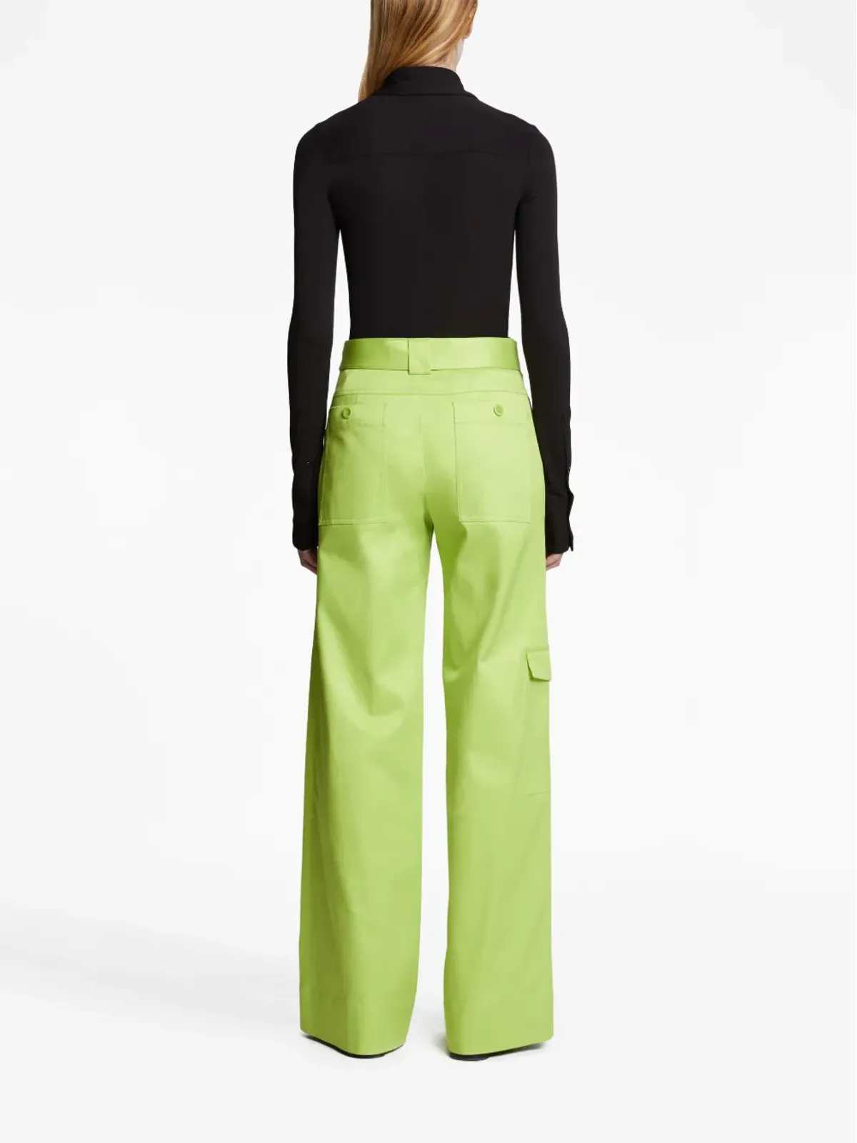 Proenza Schouler White Label カットアウトディテールシャツ - 画像4
