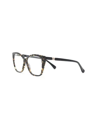 Max Mara Eyewear べっ甲調スクエアフレーム眼鏡 ブラウン - サムネイル2