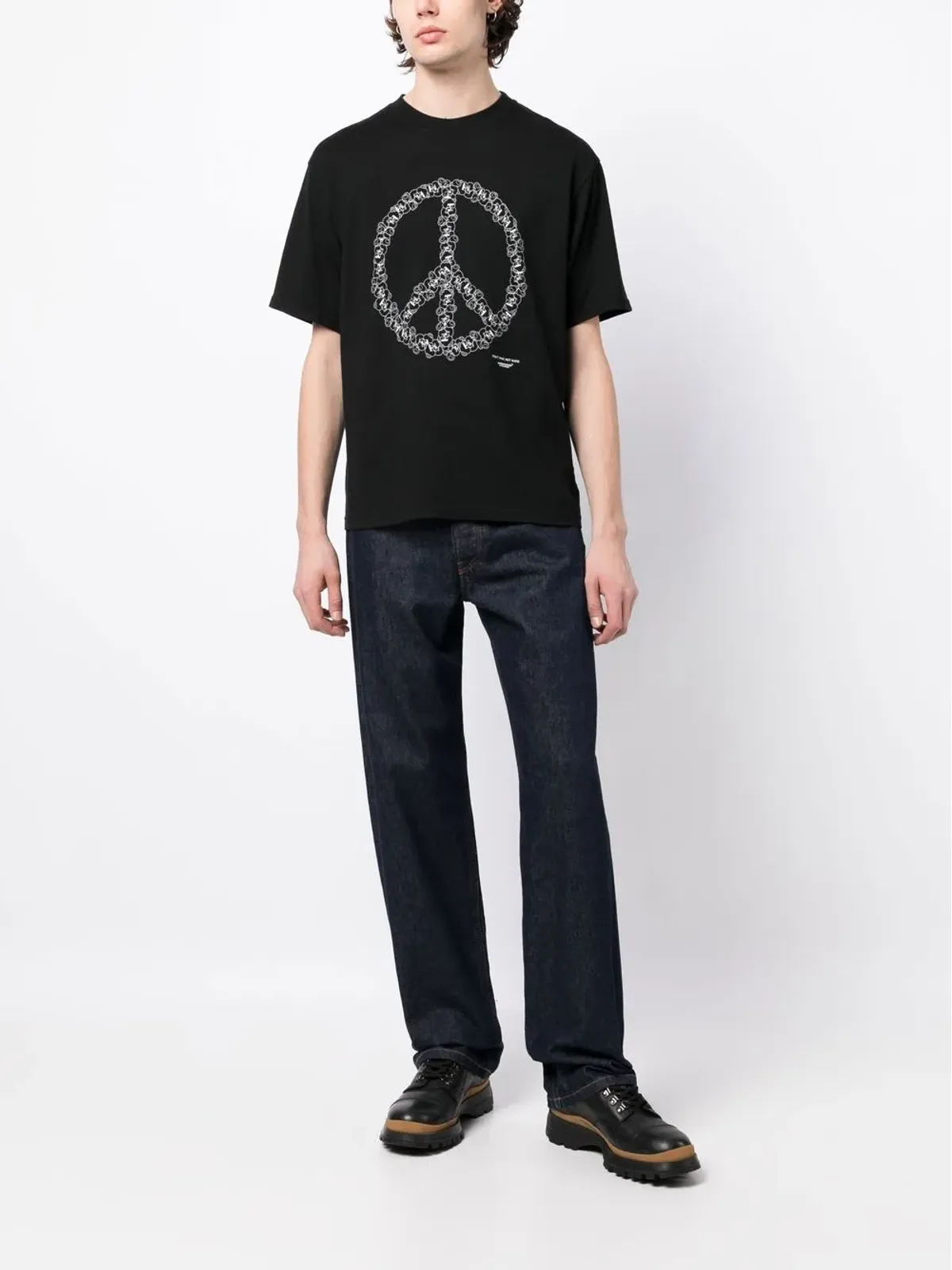 Undercover 平和記号コットンTシャツ - 画像2