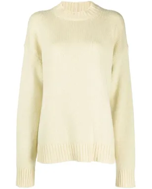 Jil Sander カシミヤ混コットン クルーネック ジャンパー - サムネイル1