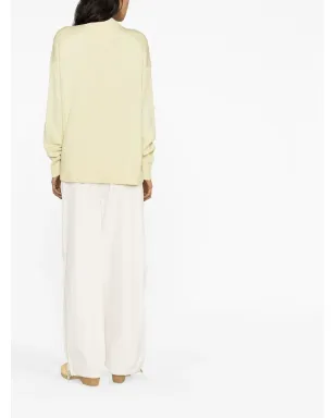 Jil Sander カシミヤ混コットン クルーネック ジャンパー - サムネイル3