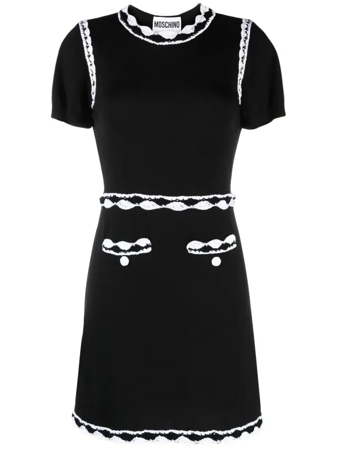 Moschino Moschino レーストリムニットドレスの商品画像