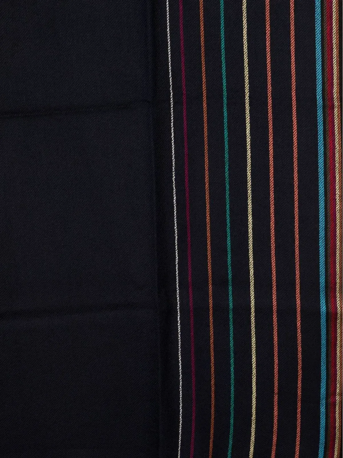 Paul Smith ウール・シルク サインストライプ スカーフ - 画像2