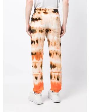 AMIRI タイダイ柄コットンのトラックパンツ（ブラウン） - サムネイル4