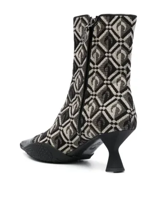 Marine Serre ムーン・ディアマン アンクルブーツ - サムネイル3