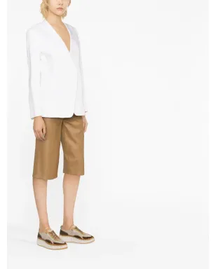 Chloé Vネックリネンブレザー - サムネイル3