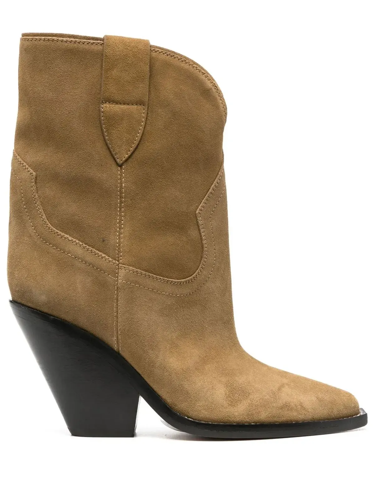 ISABEL MARANT Leyane high cowboy boots - Brown - 画像1
