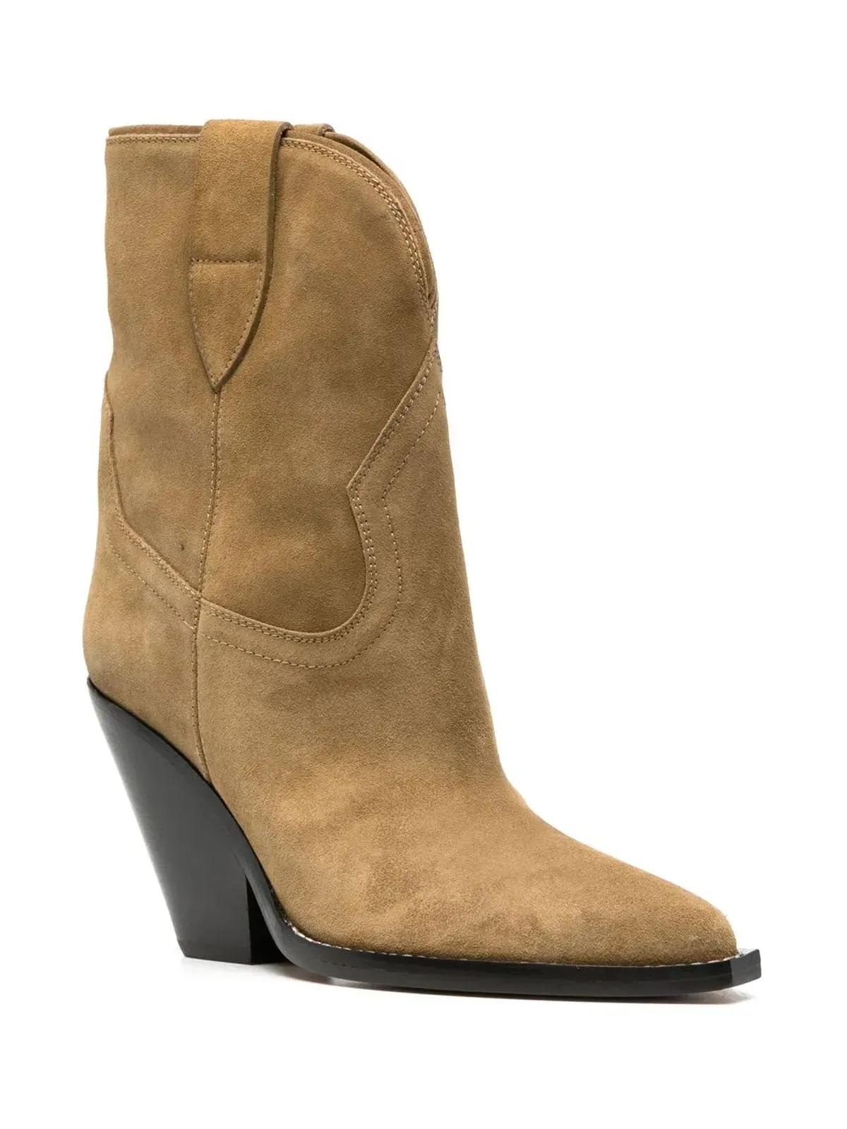 ISABEL MARANT Leyane high cowboy boots - Brown - 画像2