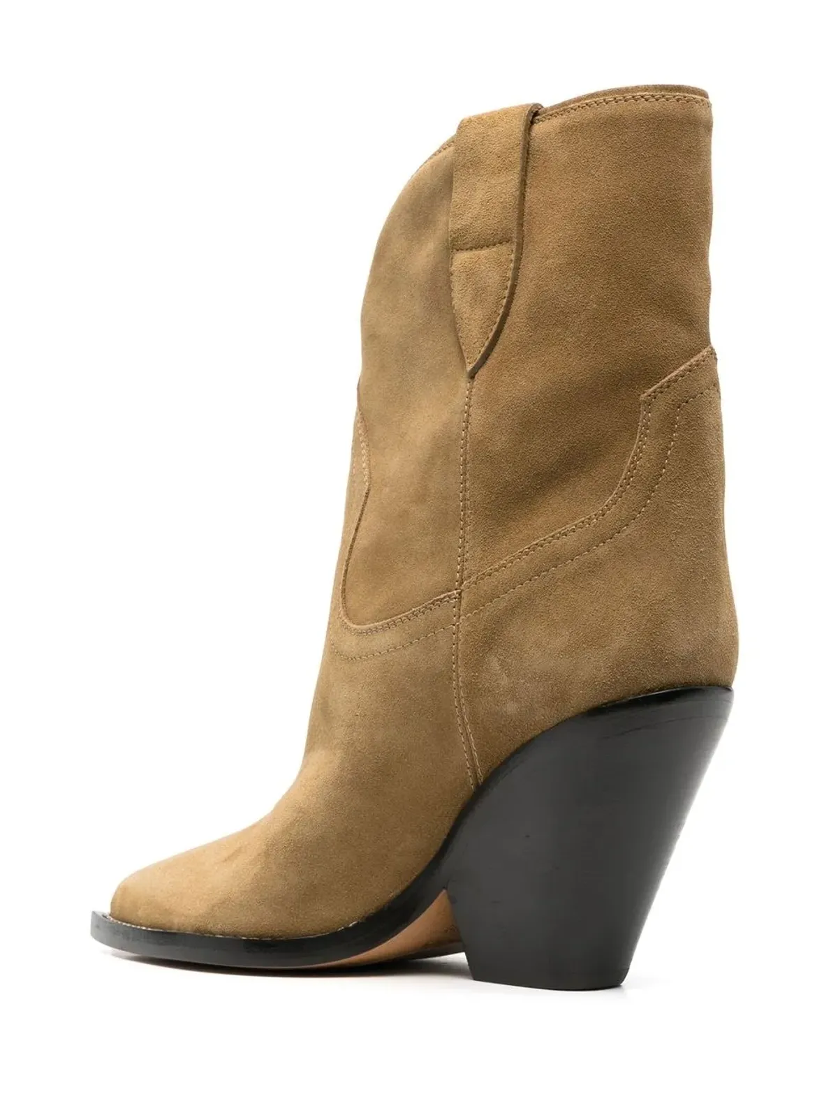 ISABEL MARANT Leyane high cowboy boots - Brown - 画像3
