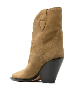ISABEL MARANT Leyane high cowboy boots - Brown - サムネイル3